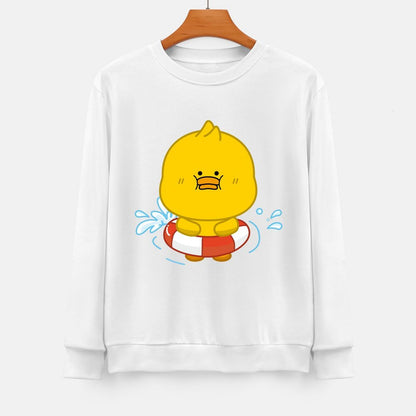 Front Patterned Long Sleeve TopEdition Tear-Resistant