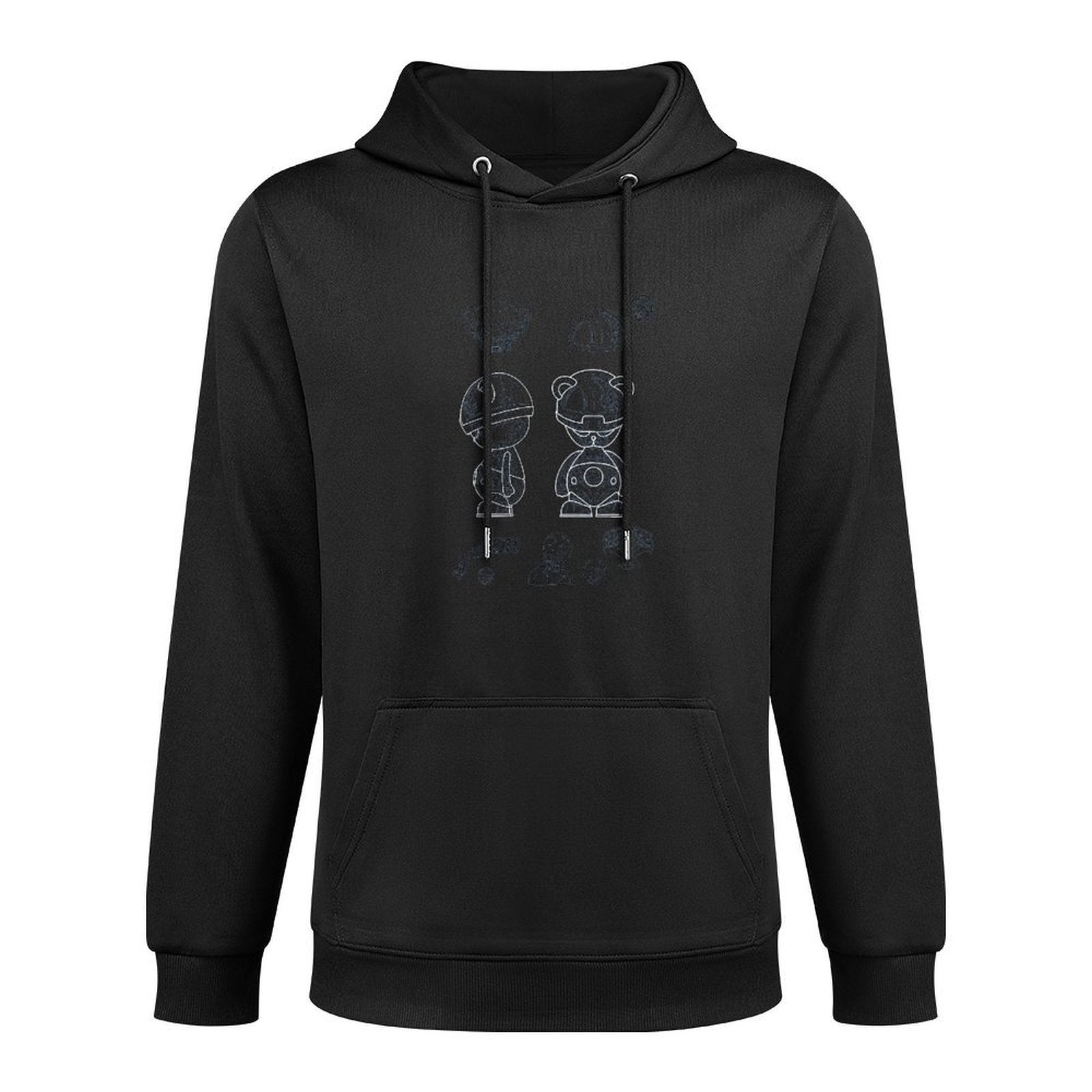 Hoodie Front PatternLooseFit Smooth