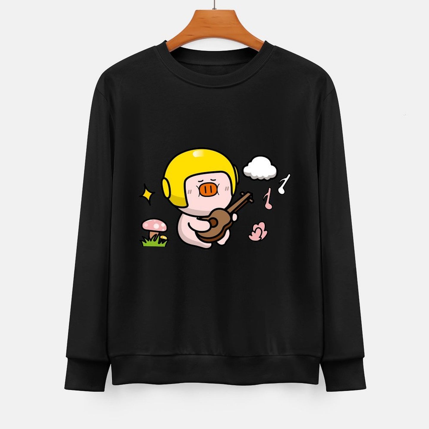 Front Patterned Long Sleeve TopLightweight StreetFit