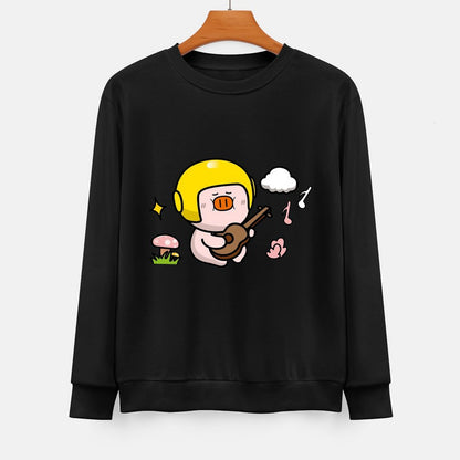 Front Patterned Long Sleeve TopLightweight StreetFit