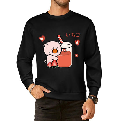 Front Patterned Long Sleeve TopStreetFit 100% Cotton