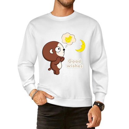 Front Patterned Long Sleeve TopClassicLine Fade-Proof