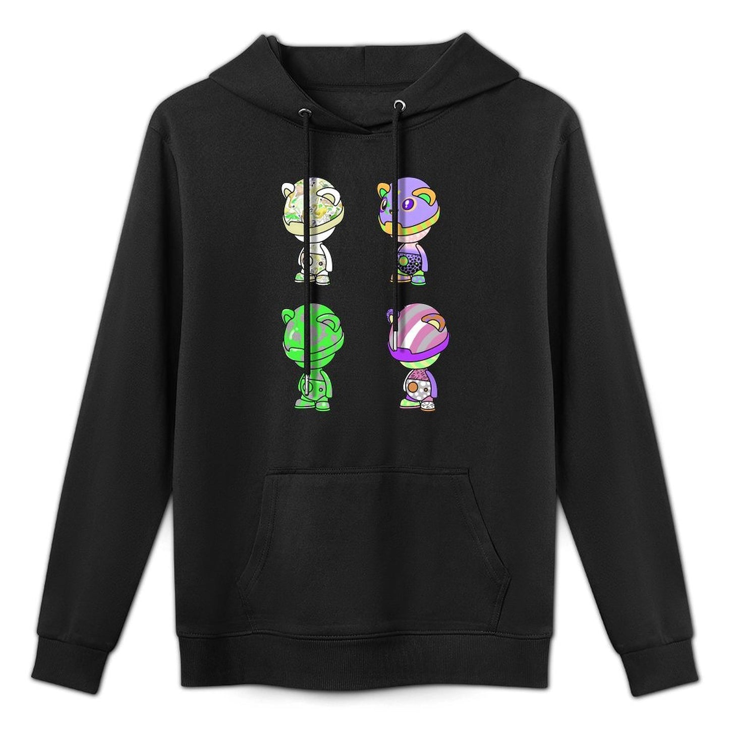Hoodie Front PatternClassicFit Double-Stitched