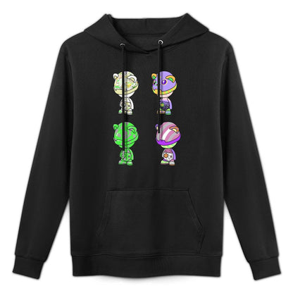Hoodie Front PatternClassicFit Double-Stitched