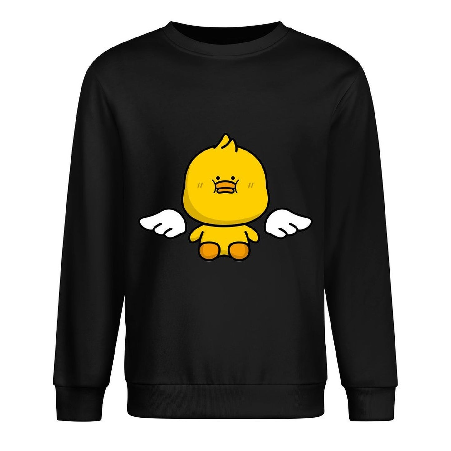 Front Patterned Long Sleeve TopNatural EverydayComfort