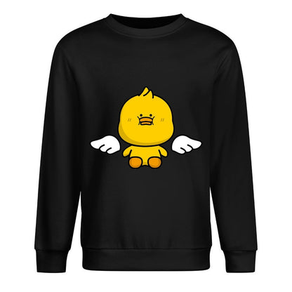 Front Patterned Long Sleeve TopNatural EverydayComfort