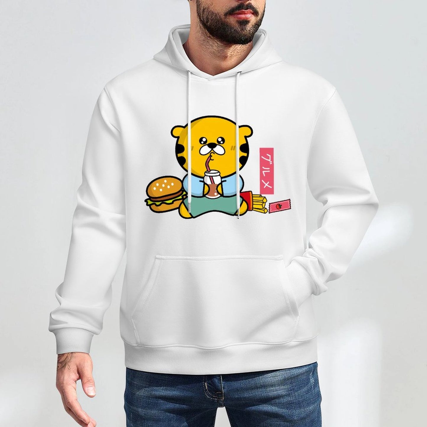 ModernFit Easy-Care Front Graphic Hoodies