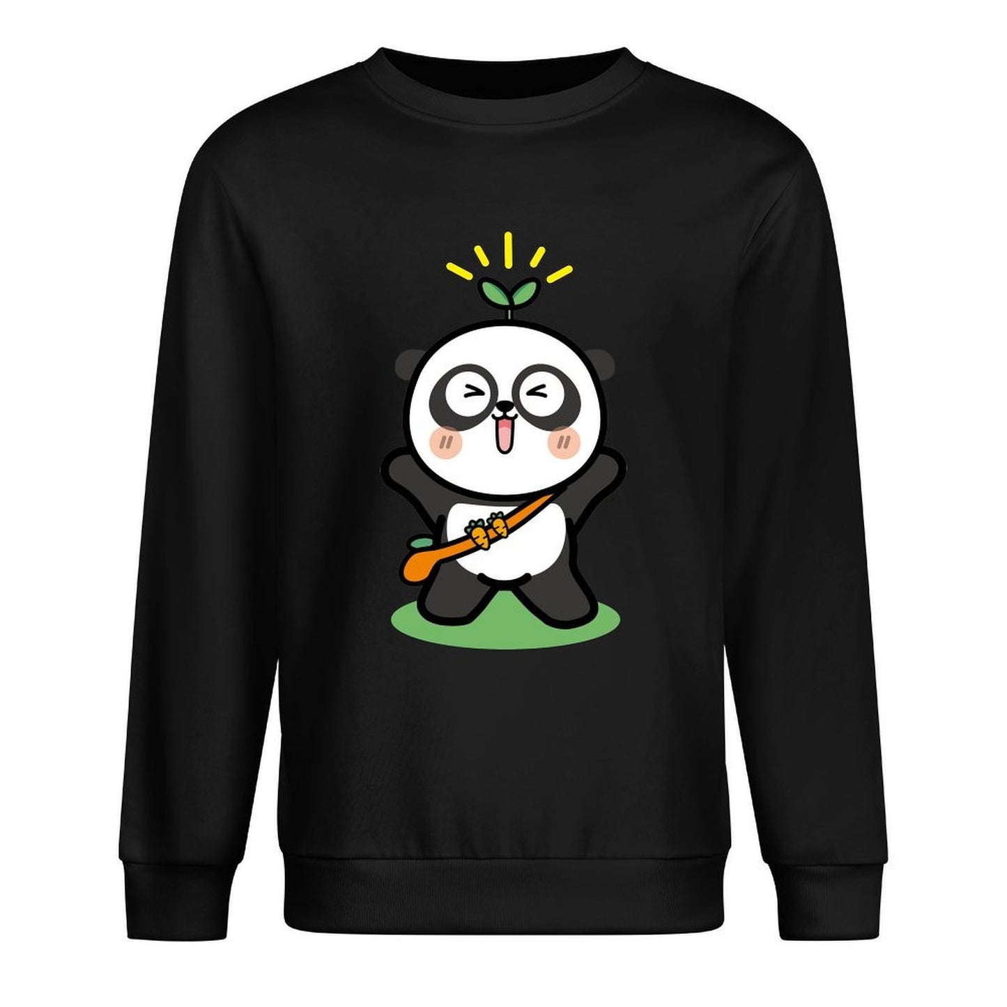 Front Patterned Long Sleeve TopTear-Resistant Wrinkle-Free