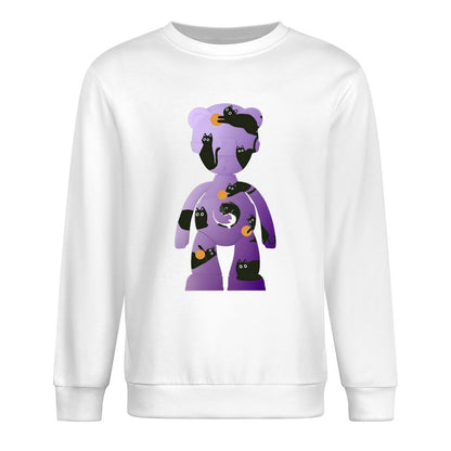IPIB 250g Crew Neck Long Sleeve Sweatshirt Front GraphicCrew Neck Long Sleeve Sweatshirt6000135-3