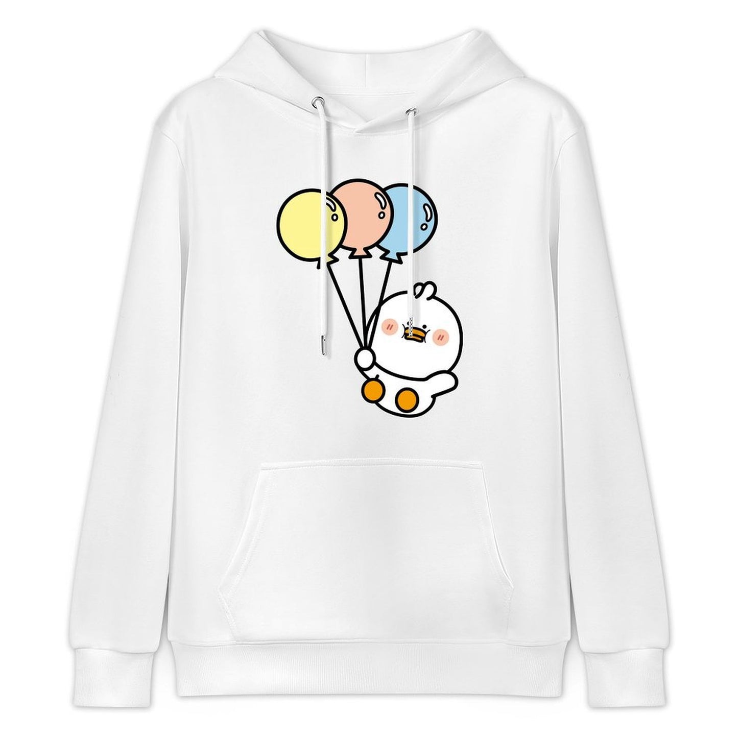 Heat-Transfer Simple Front Graphic Hoodies