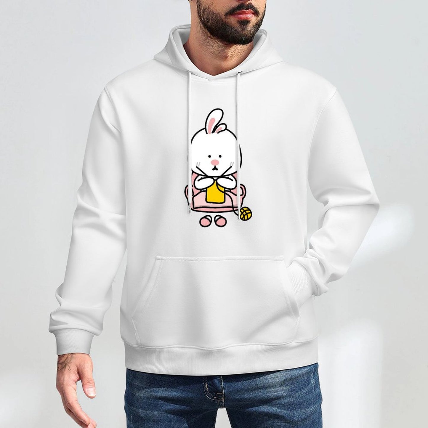 Essential Smooth Feel Front Graphic Hoodies