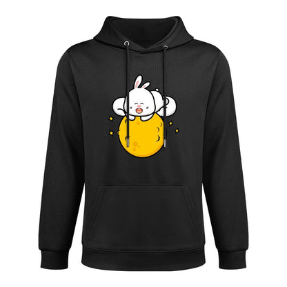 Slim Fit Neutral Front Graphic Hoodies