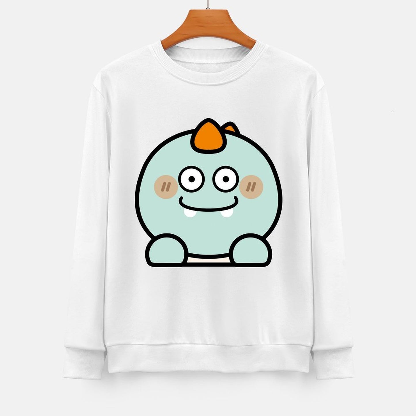 Front Patterned Long Sleeve TopClean Edges Signature