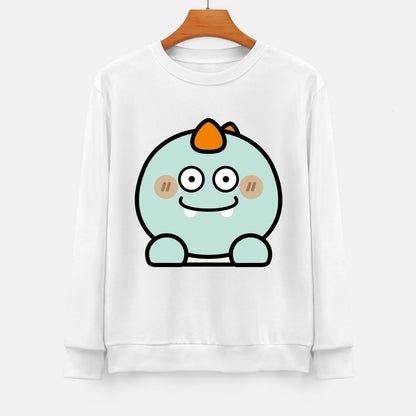 Front Patterned Long Sleeve TopClean Edges Signature