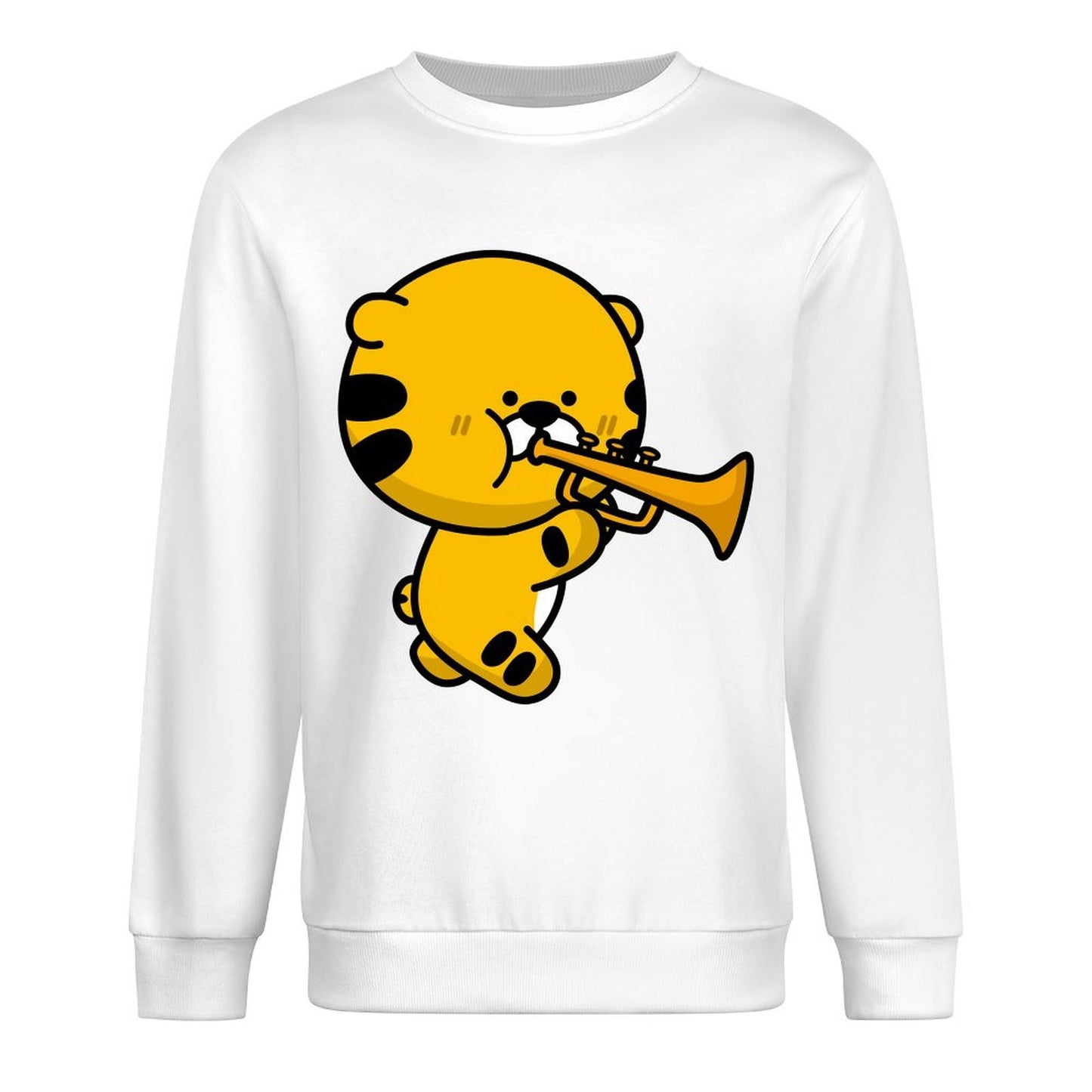 Front Patterned Long Sleeve TopModern Performance