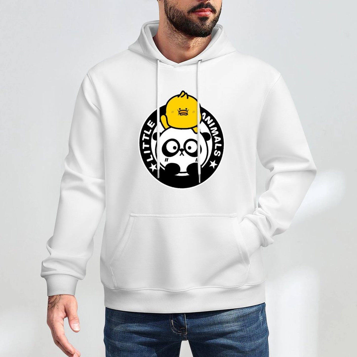 ClassicFit Slim Fit Front Graphic Hoodies