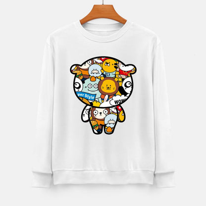 Front Patterned Long Sleeve TopSmooth Feel Heritage