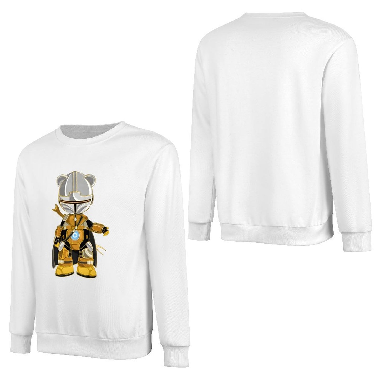 Long Sleeve With Front PatternEasyWear Plain