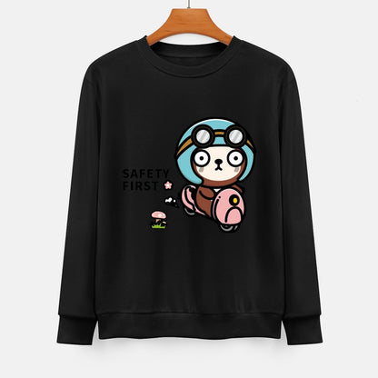IPBR 250g Crew Neck Long Sleeve Sweatshirt Front GraphicCrew Neck Long Sleeve Sweatshirt4001235