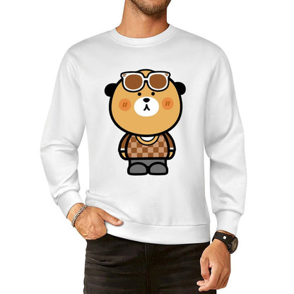 Front Patterned Long Sleeve TopLightweight Vibrant Colors