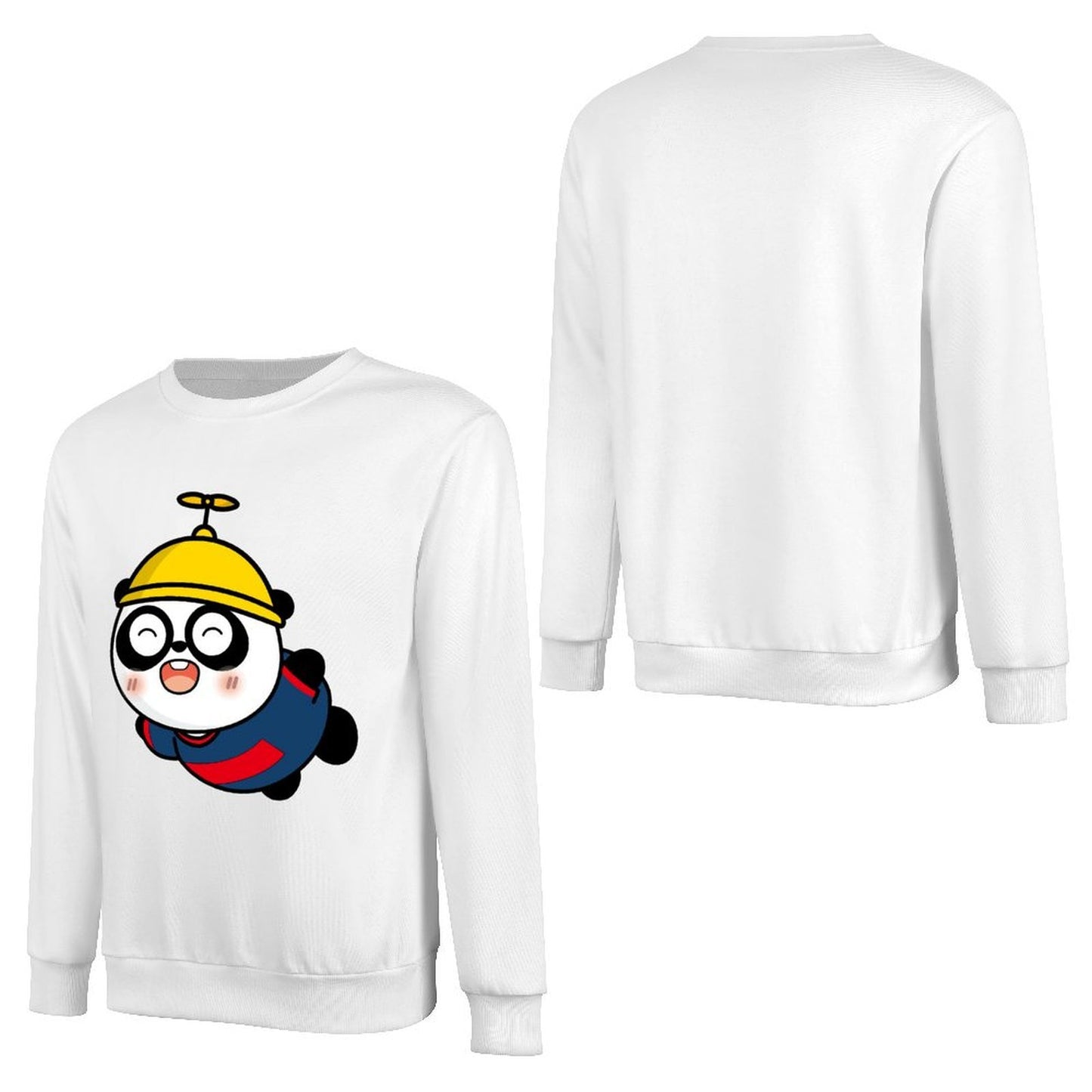 Front Patterned Long Sleeve TopColorfast Signature