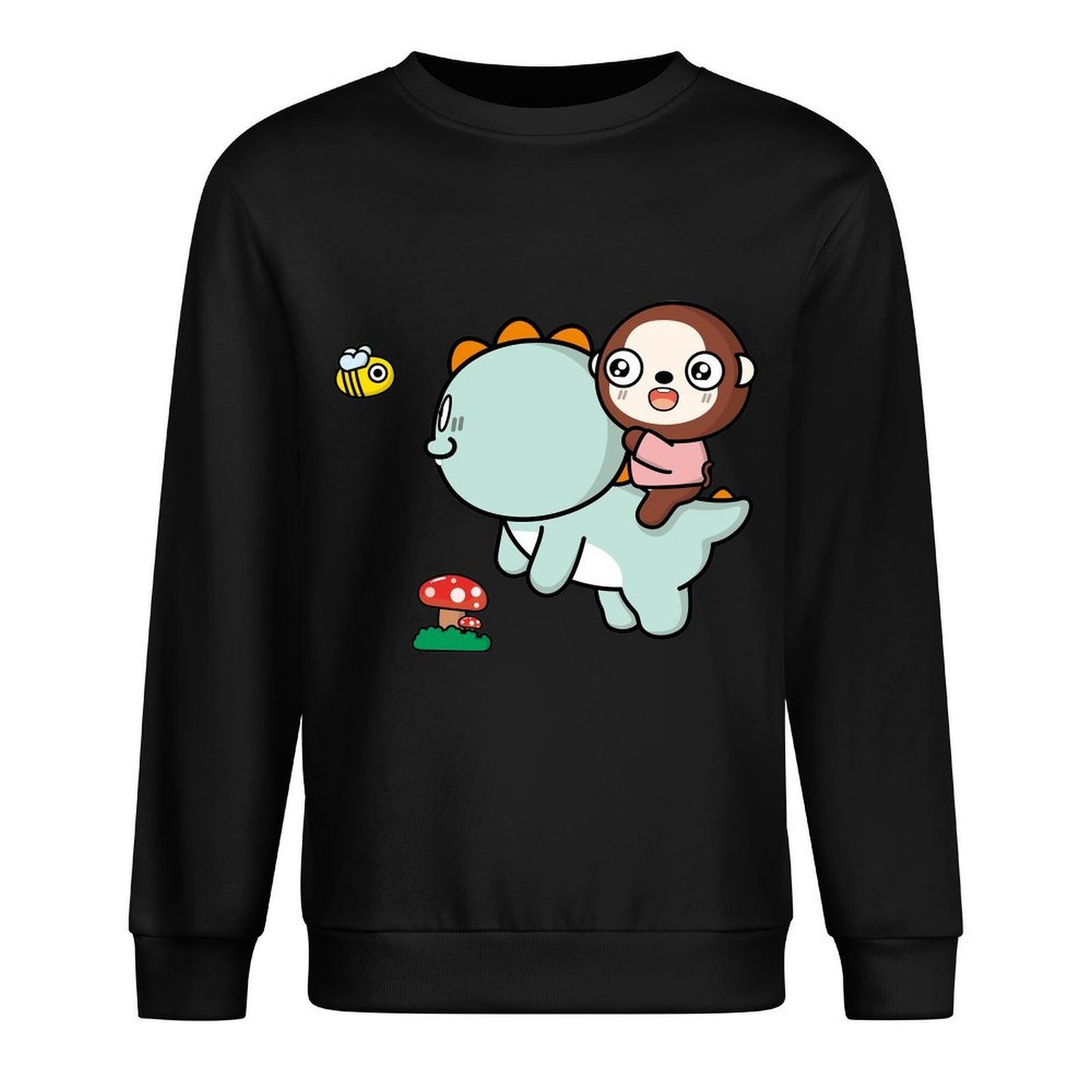 Front Patterned Long Sleeve TopPureStyle PremiumSeries