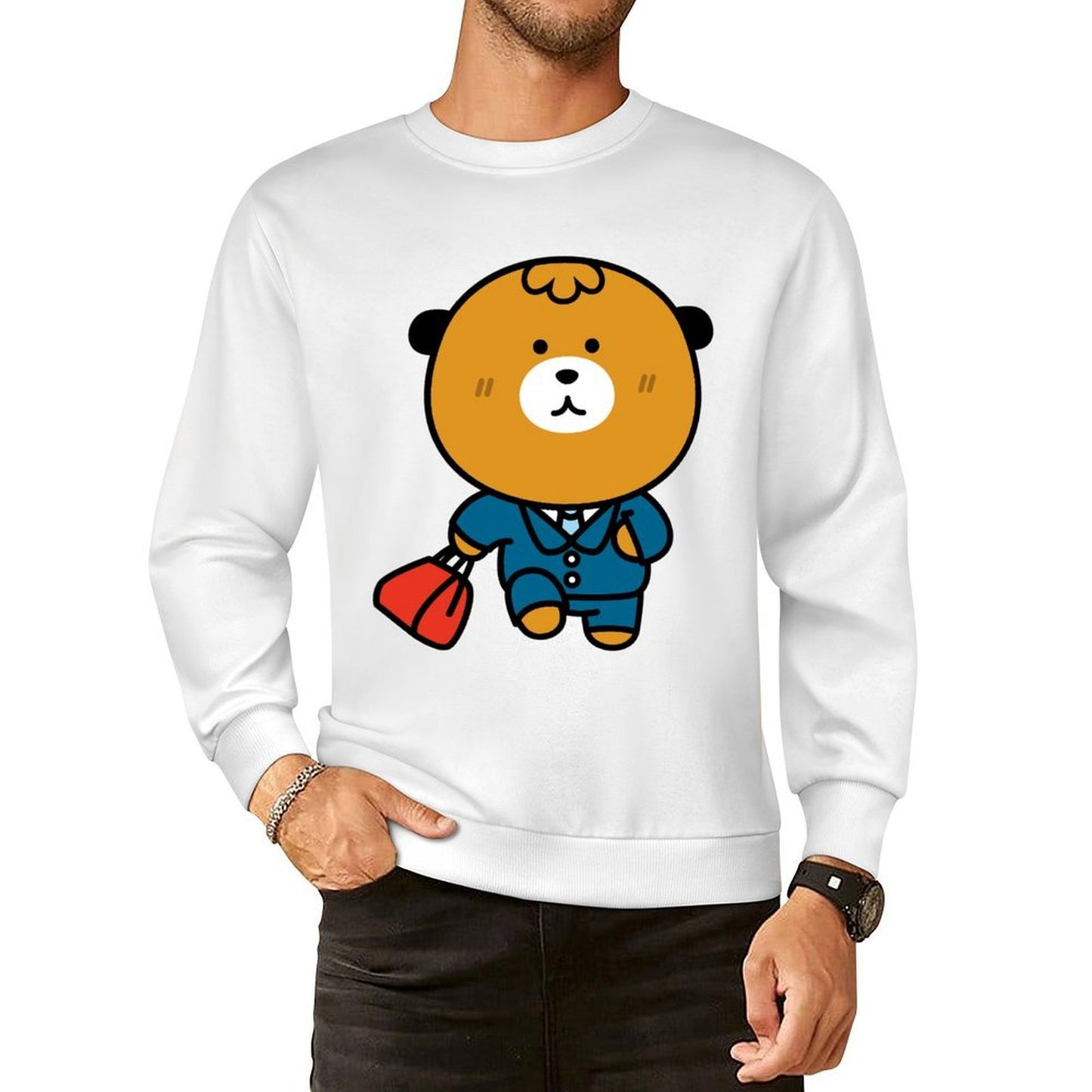 Front Patterned Long Sleeve TopReliable Series