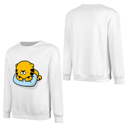 Front Patterned Long Sleeve TopClean EssentialFit