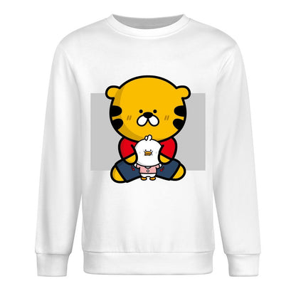 Front Patterned Long Sleeve TopSoft-Touch ModernFit