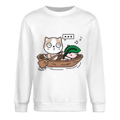 Front Patterned Long Sleeve TopTimelessComfort SoftFeel