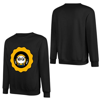 Front Patterned Long Sleeve TopClean Edges High-Quality