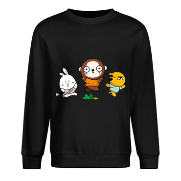 Front Patterned Long Sleeve TopEssential Softstyle