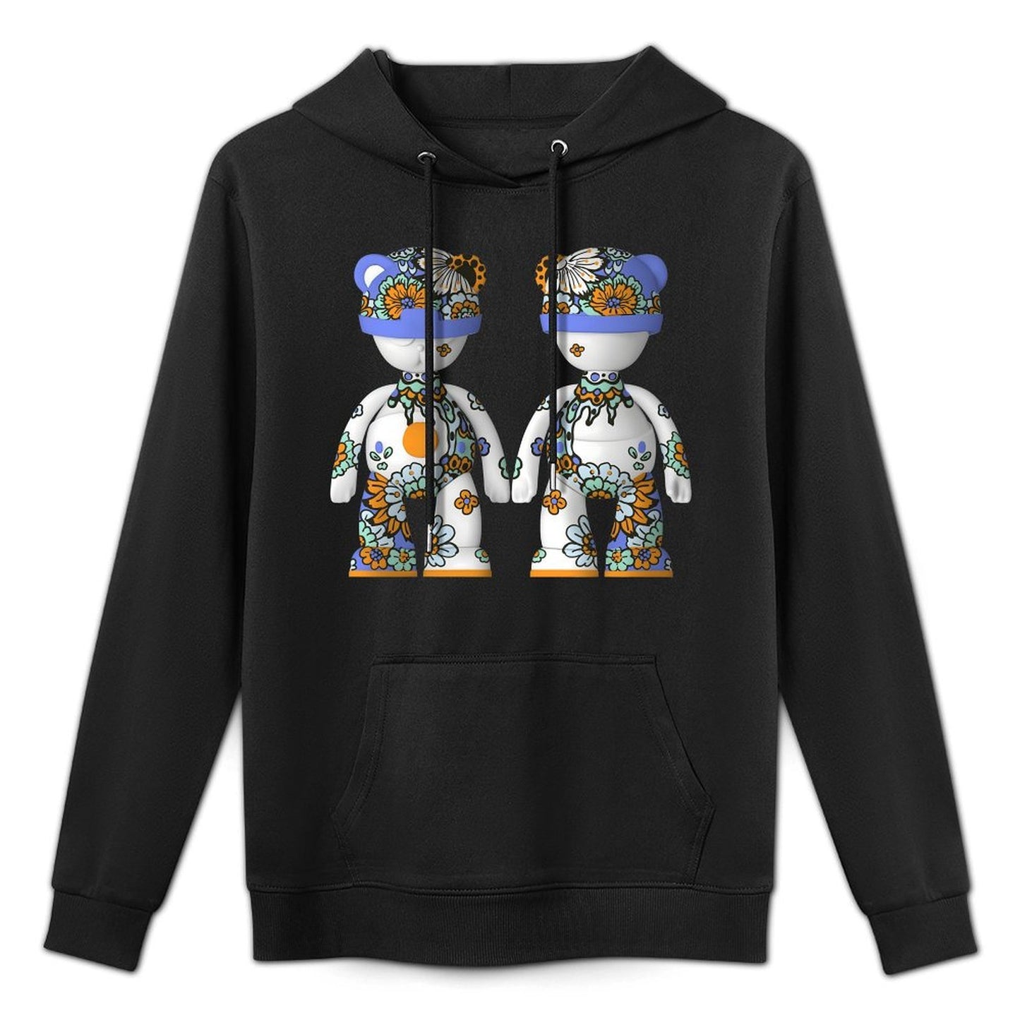 Hoodie Front PatternMoisture-Wicking Solid