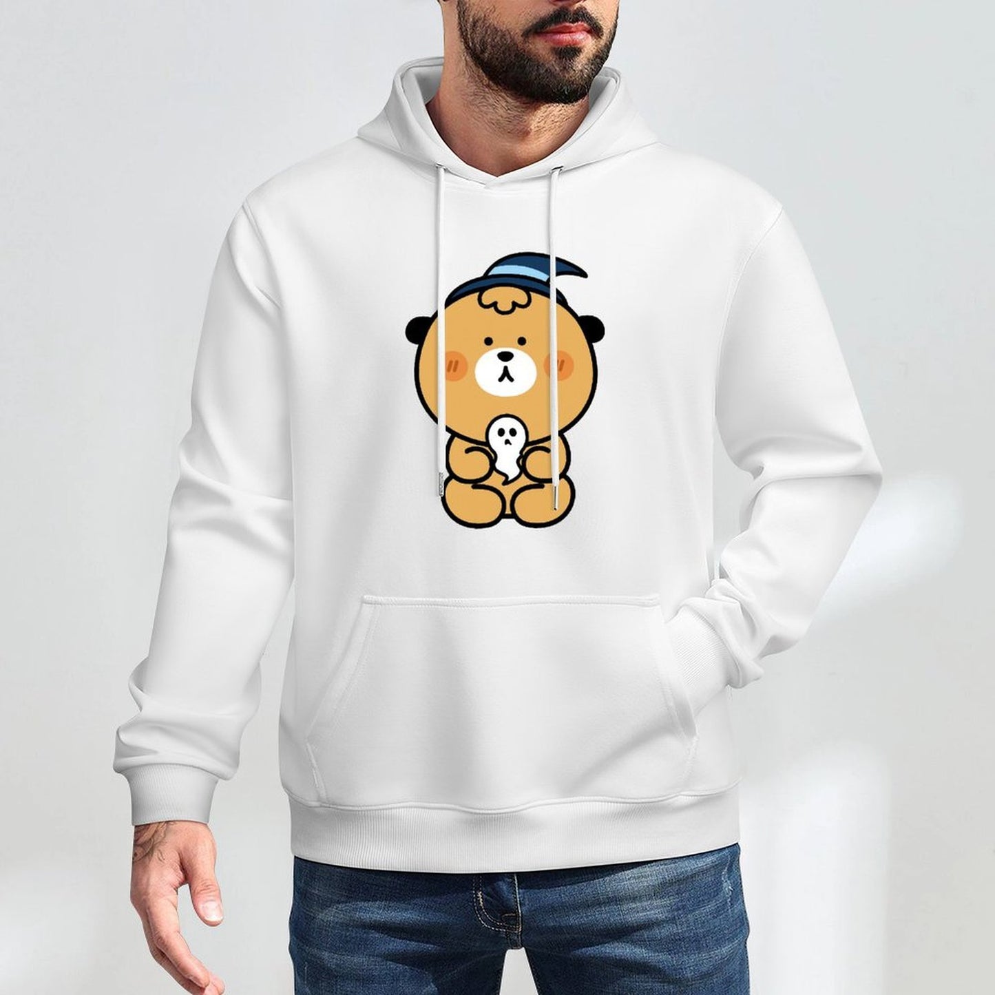 Front Graphic HoodiesSoft-Touch Recycled