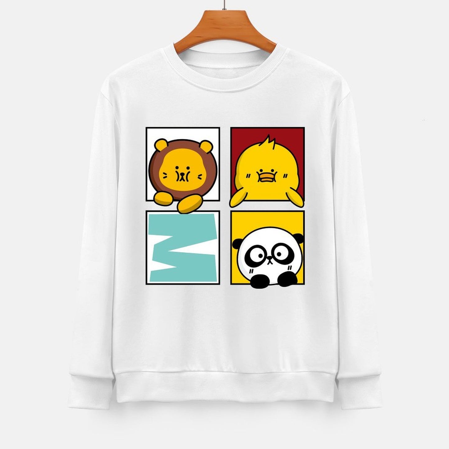 Front Patterned Long Sleeve TopPure Studio