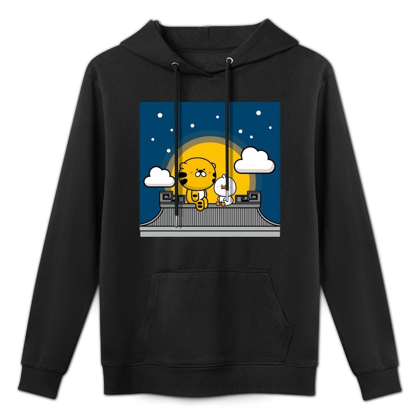 SoftLine Easy-Care Front Graphic Hoodies