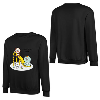 Front Patterned Long Sleeve TopPocket Tee Street