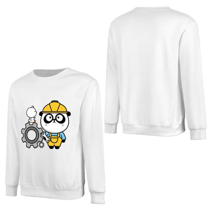 Front Patterned Long Sleeve Top Printing Neutral
