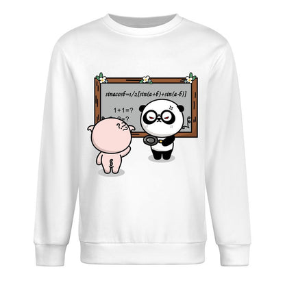 Front Patterned Long Sleeve TopEssential ClassicStyle