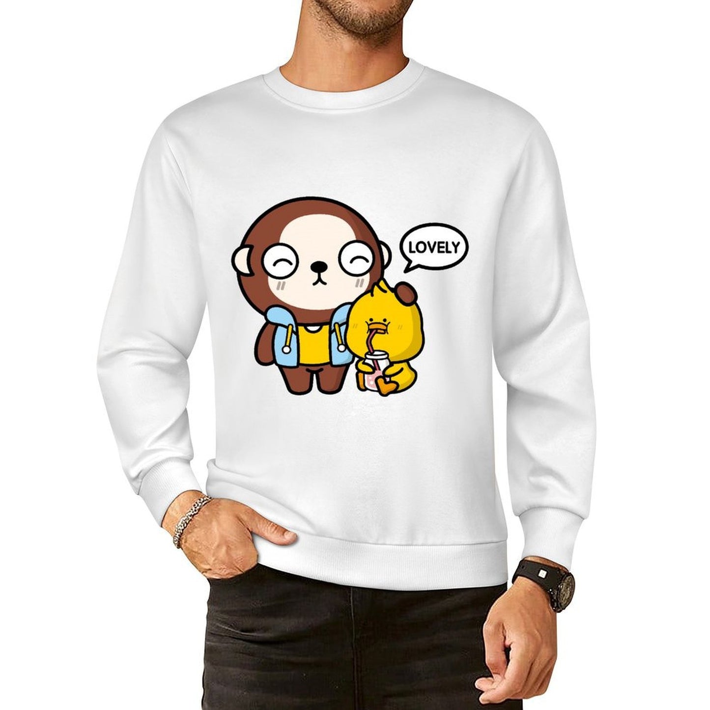 Front Patterned Long Sleeve TopEco-Conscious EverydaySeries