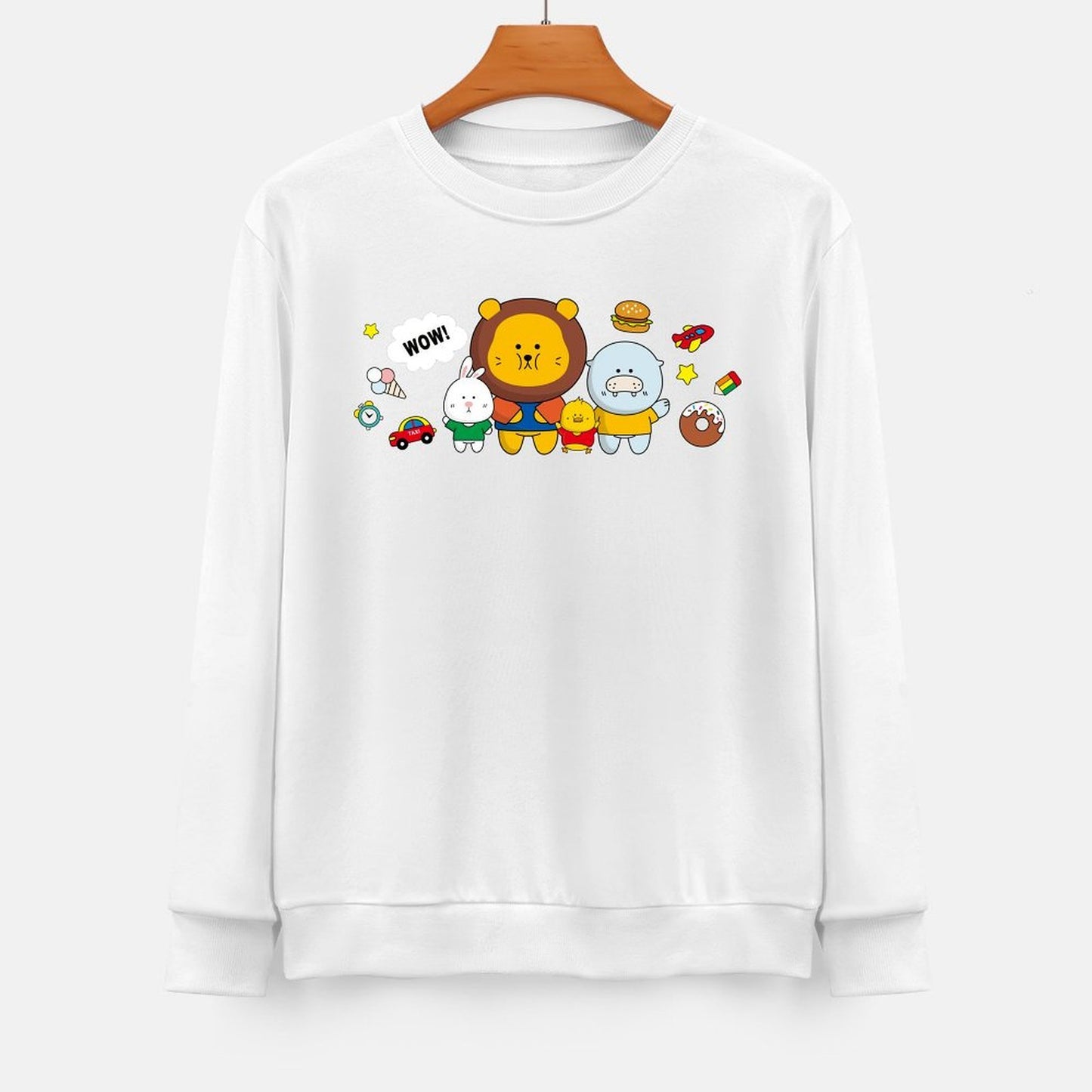 Front Patterned Long Sleeve TopEco / Sustainable Relaxed