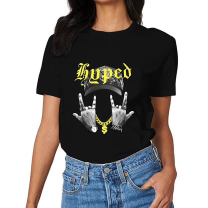 Inkmay Casual Cotton T-shirt Hyped Cap With Intricate Design Art Unisex T-shirtTear-Resistant Unisex T-Shirt