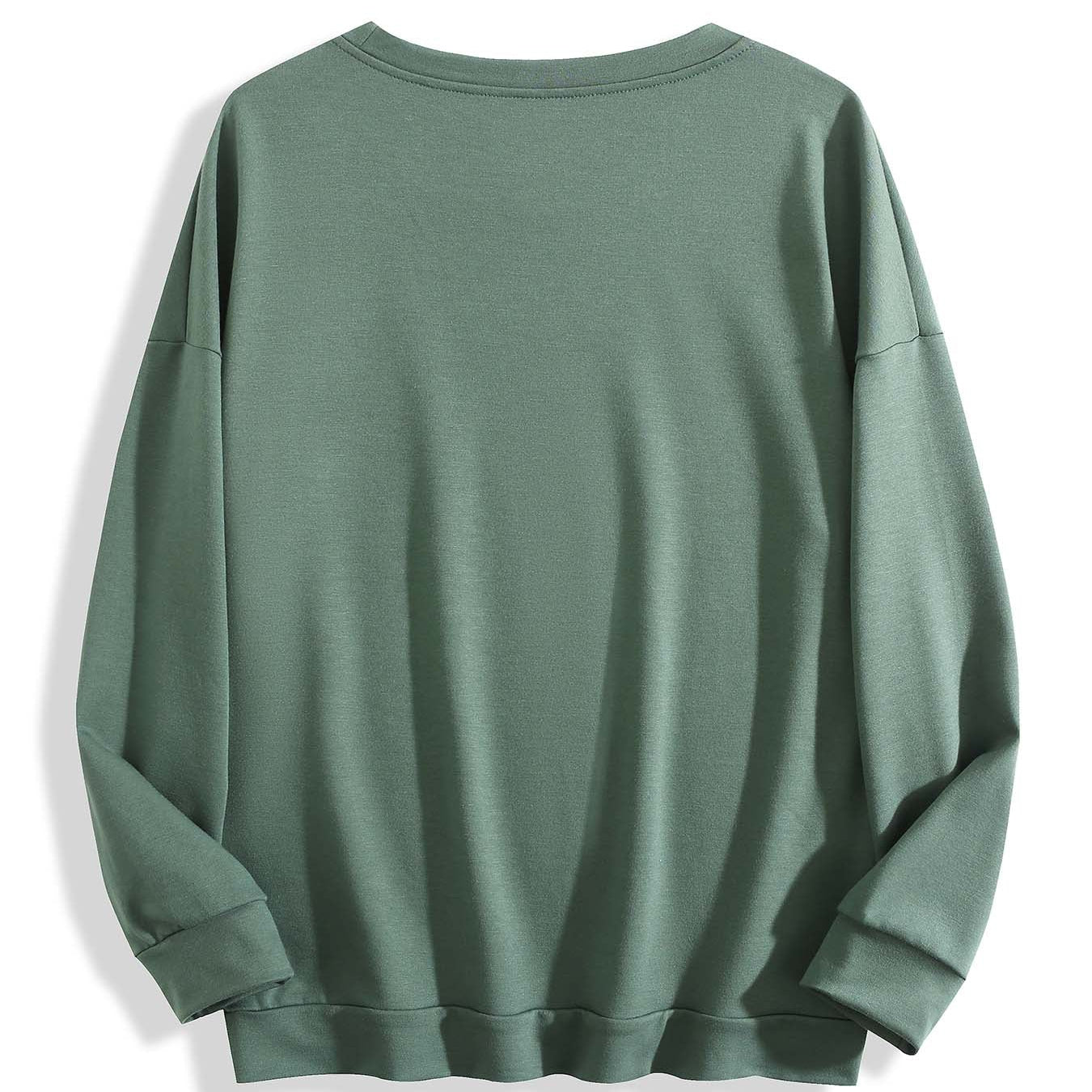 240g Crew Neck Sweatshirt - Gray-Green