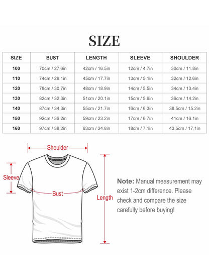 Custom Black Children's Heat Transfer T-Shirt