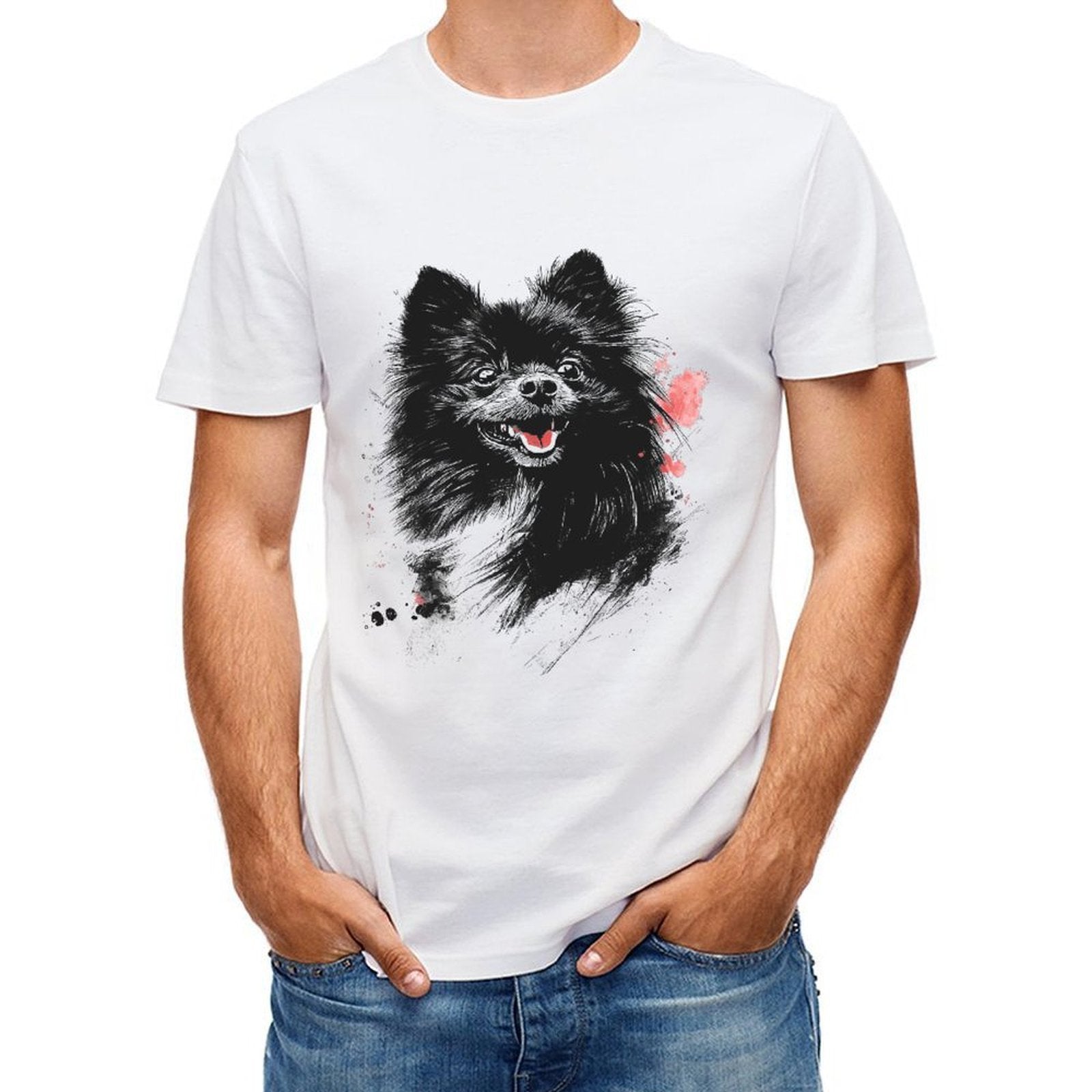 Inkmay Casual Cotton T-shirt Unisex T-shirtOn-Demand Fitted T-Shirt