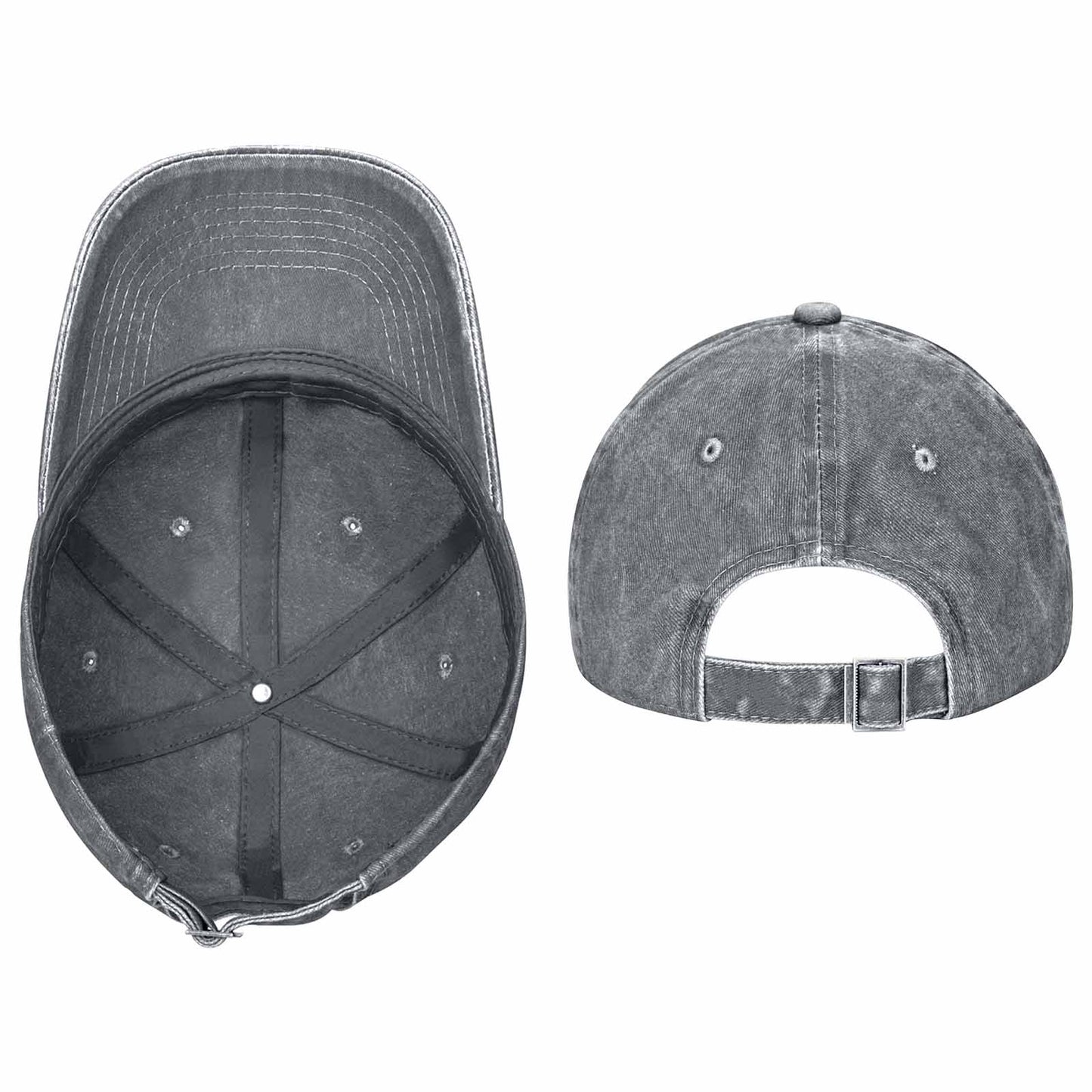 Custom washed grey cowboy hat