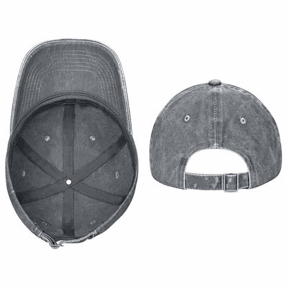 Custom washed grey cowboy hat