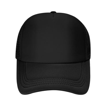 Custom black mesh baseball cap