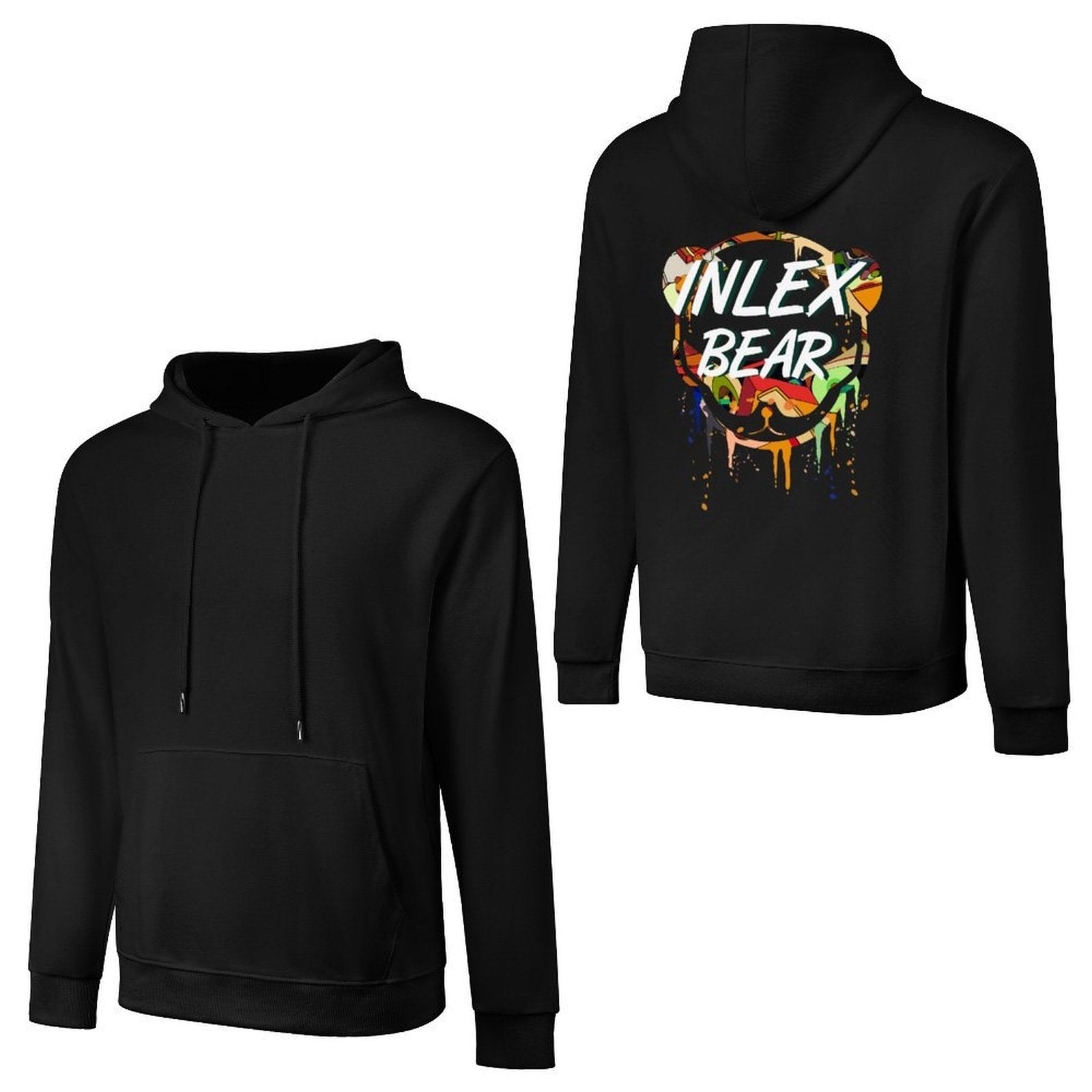 Inlex bear hooded pocket sweatshirt with back detailEasyStyle CasualHoodie