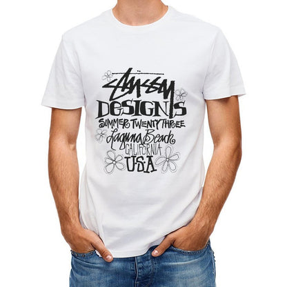Inkmay Casual Cotton T-shirt Abstract Black Background With Minimal Design Unisex T-shirtComfortSeries Urban T-Shirt